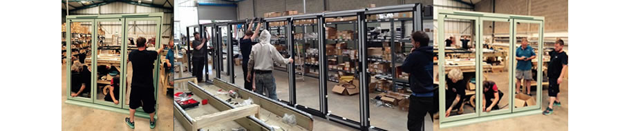 Bifold door manufacturing at The Window Outlet